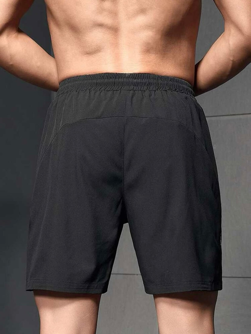 Calções Fitness e Casuais com Bolsos com Zipper